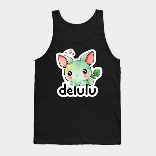 Delulu Kawaii Monster Pals Tank Top by MaystarUniverse